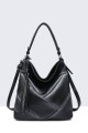 Synthetic handbag 1310-BV : colour:Black