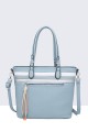 Multicolour synthetic handbag 1312-BV