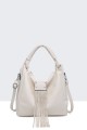 Rhinestone fringe handbag 11028-BV : colour:Beige