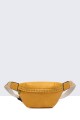 11033-BV Grained Synthetic Fanny Bag : colour:Yellow