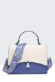 11053-BV Multicolor Grained Synthetic Shoulder Bag Handbag
