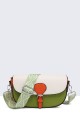 11054-BV Multicolor Grained Synthetic Shoulder Bag 