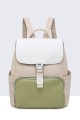 Multicolored synthetic backpack 28581-BV : colour:Green
