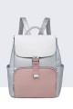 Multicolored synthetic backpack 28581-BV : colour:Pink