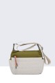 28598-BV Multicolor nylon Shoulder Bag : colour:Beige