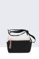 28598-BV Multicolor nylon Shoulder Bag : colour:Black