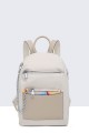 Multicolored synthetic backpack 28612-BV : colour:Beige