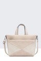 Multicolour synthetic handbag 28623-BV : colour:Abricot