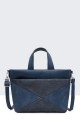 Multicolour synthetic handbag 28623-BV : colour:Blue