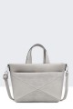 Multicolour synthetic handbag 28623-BV : colour:Grey
