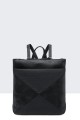 28625-BV Multicolor synthetic Backpack : colour:Black