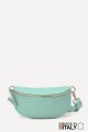 Leather fanny pack ZE-9009 : colour:Opaline Green