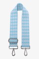 A40-RS-AG Adjustable patterned shoulder strap with silver carabiners