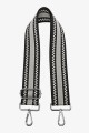 A40-RS-AG Adjustable patterned shoulder strap with silver carabiners : Shoulder strap color:030.001