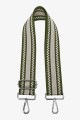 A40-RS-AG Adjustable patterned shoulder strap with silver carabiners : Shoulder strap color:030.008