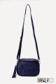 Sac bandoulière en cuir métallisé ZE-9019-MT