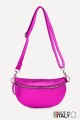 Metalic Leather fanny pack ZE-9009-MT : Colors:Magenta