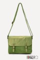 Leather Messenger Crossbody bag ZE-9006 : colour:Avocado Green
