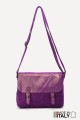 Leather Messenger Crossbody bag ZE-9006 : colour:Purple