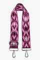 A40-RS-AG Adjustable patterned shoulder strap with silver carabiners