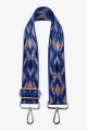 A40-RS-AG Adjustable patterned shoulder strap with silver carabiners