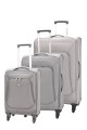 David Jones BA-5030-3 Set of 3 Textile Trolley Cases : colour:Grey