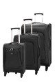 David Jones BA-5030-3 Set de 3 Valises trolley textile
