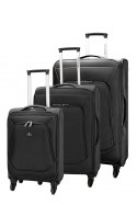 David Jones BA-5030-3 Set de 3 Valises trolley textile