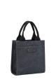 DAVID JONES CM7001 canvase handbag : colour:Black