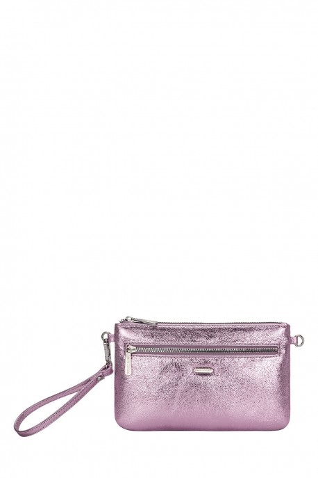 CM7054 Sac pochette bandoulière métallisé David Jones : couleur:Violet claire ( L.Purple)