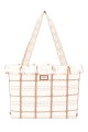 DAVID JONES CM7065 Textile Large Shopping Bag | Beach Bag