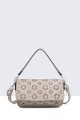 28618-BV Synthetic perforated pattern Handbag Shoulder Bag : colour:Khaki
