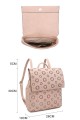 28619-BV Synthetic perforated pattern Convertible Backpack Shoulder Bag
