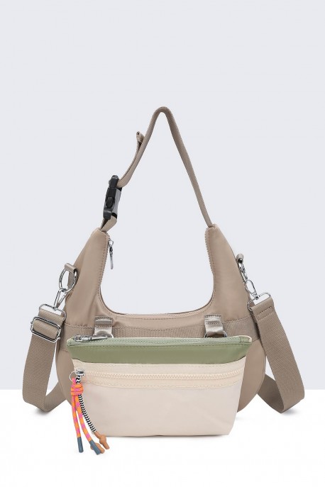 28595-BV Sac à Main nylon multicolore