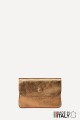 Porte-monnaie Pochette cuir métallisé ZE-8001