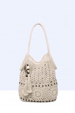 8960-BV-24 Handbag made of crocheted
