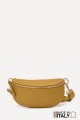 Leather fanny pack ZE-9009 : colour:Moutarde