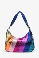 Multicolors metallic synthetic handbag M-7055