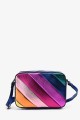 Multicolors metallic synthetic shoulder bag M-7056 : colour:Blue