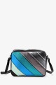 Multicolors metallic synthetic shoulder bag M-7056 : colour:Black