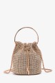 288-11 Small strass mesh shoulder bag : colour:Gold