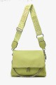 Handbag Synthetic shoulder bag LX2350 : colour:Vert fluo