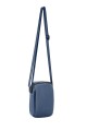 DAVID JONES Men's waterproof crossbody bag in coated nylon 116003 : colour:Blue