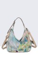 1338-BV Multicolour Synthetic Handbag : colour:Abricot
