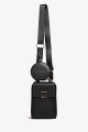 Synthetic crossbody bag smartphone size KJ-7955 : colour:Black