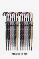 1400 Cane umbrella automatic opening : colour:Pack of 12