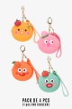 DG-3276 Fruit Emoji silicone purse
