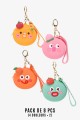 DG-3276 Fruit Emoji silicone purse : colour:Pack of 8