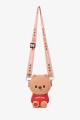 DG-3397 Silicone teddy bear purse / small shoulder pouch