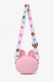 DG-3400 Silicone Purse / small pouch with shoulder strap teddy bear / rabbit / chick / frog